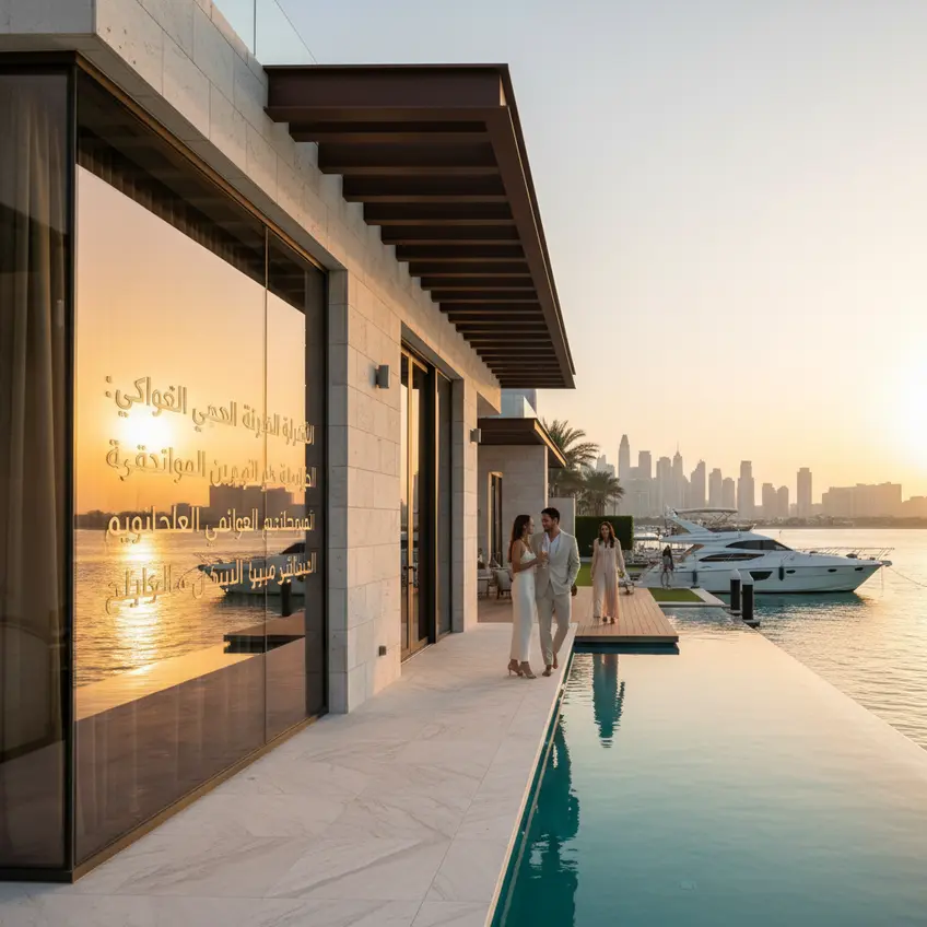 تصميم فاخر داخلي لمنزل فاخر في دبي يبرز فخامة العقارات النادرة في الإمارات