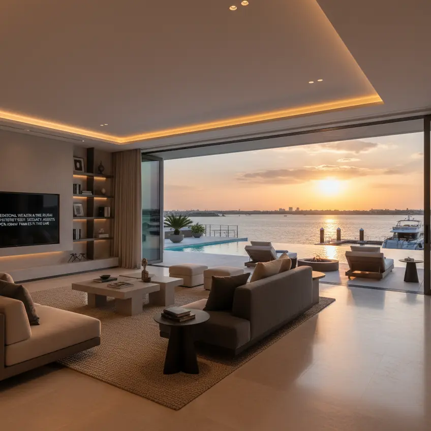 Magnificent Dubai luxury villa with pristine gardens and pool