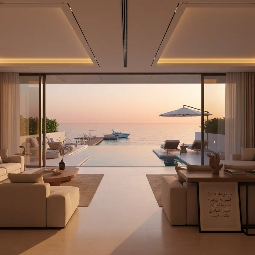 تصميم معماري فاخر يدمج أعمالاً فنية خارجية في مشروع سكني بدبي