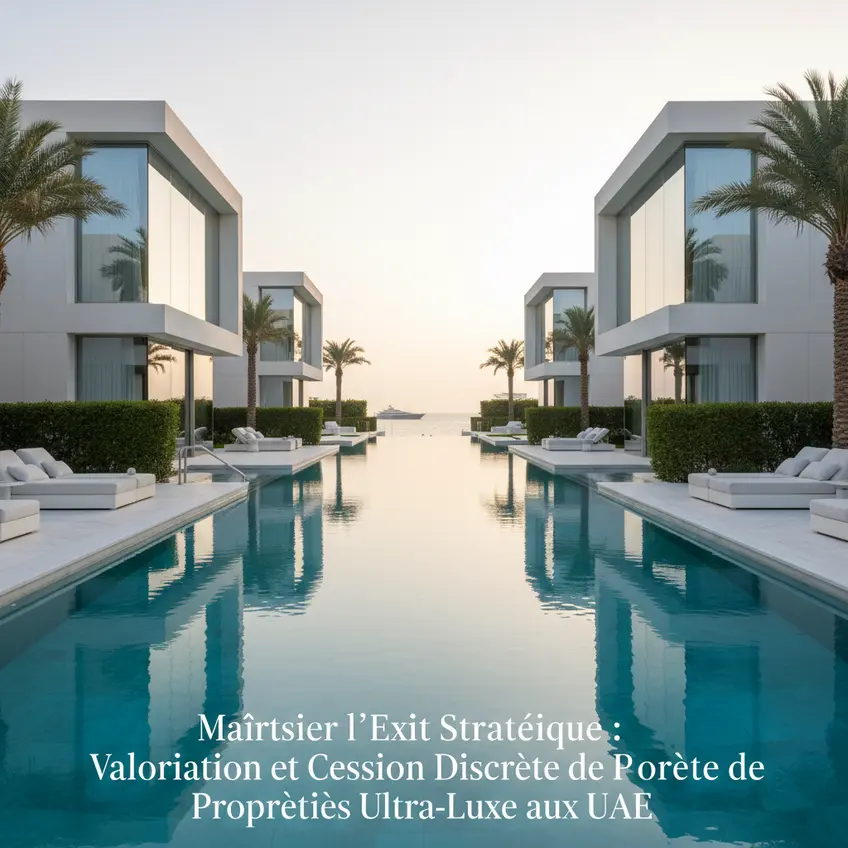 Skyline de Dubaï au crépuscule, illustrant la modernité et l'attractivité des investissements