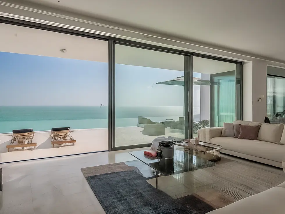 Expert immobilier de Mur & Prestige analysant des graphiques de marché pour l'immobilier de luxe à Dubaï, offrant des insights sur l'investissement à Palm Jebel Ali
